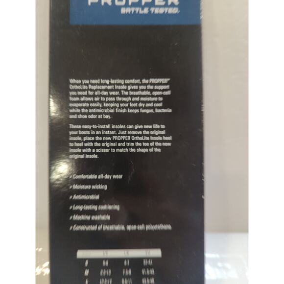 Propper Ortholite Replacement Insoles, M - Picture 5 of 5